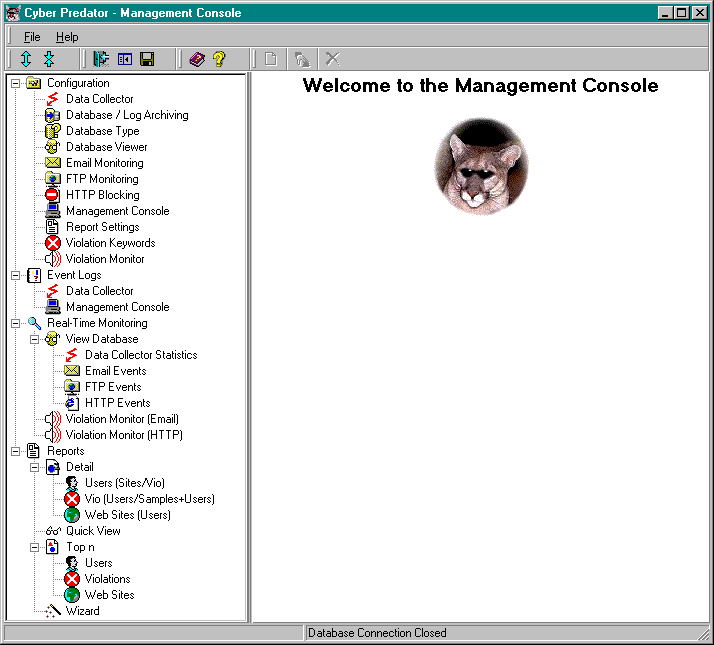 Cyber Predator Management Console